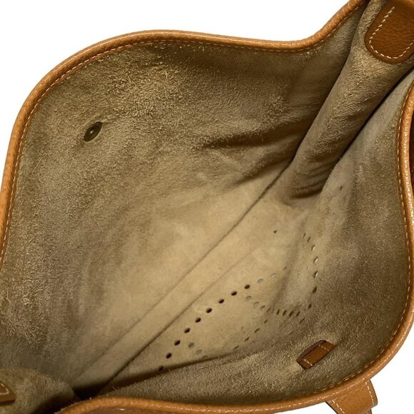 Auth HERMES Evelyne GM Brown Togo Square C Shoulder Bag - Picture 13 of 15